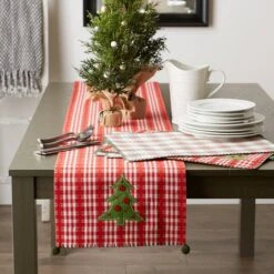 DII® 72" Jolly Tree Table Runner -Northlight Shop D540141S 7