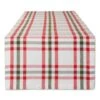 DII® 72" Jolly Tree Collection Nutcracker Plaid Table Runner 2 DII® 72" Jolly Tree Collection Nutcracker Plaid Table Runner -Northlight Shop D540144S 1