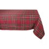 DII® 120" Holiday Metallic Plaid Tablecloth 1 DII® 120" Holiday Metallic Plaid Tablecloth -Northlight Shop D540155S 1
