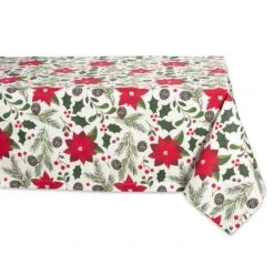 DII® 52" Woodland Christmas Tablecloth -Northlight Shop D540170S 1 1