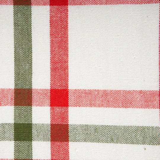 DII® 70" Round Jolly Tree Collection Nutcracker Plaid Tablecloth 5 DII® 70" Round Jolly Tree Collection Nutcracker Plaid Tablecloth - Image 3