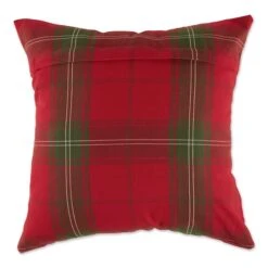 DII® Traditional Christmas Plaid Pillow Cover Set -Northlight Shop D540191S 11