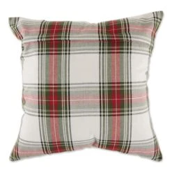 DII® Traditional Christmas Plaid Pillow Cover Set -Northlight Shop D540191S 7