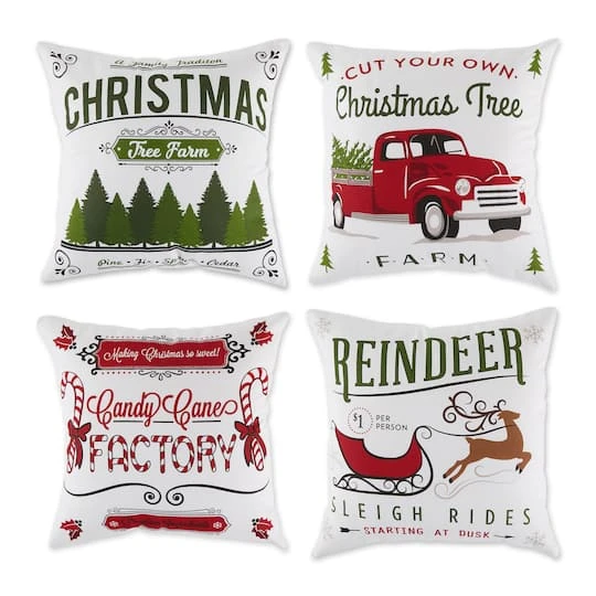 DII® Christmas Prints Pillow Cover Set 3 DII® Christmas Prints Pillow Cover Set