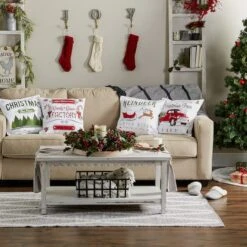 DII® Christmas Prints Pillow Cover Set 23 DII® Christmas Prints Pillow Cover Set -Northlight Shop D540194S 9