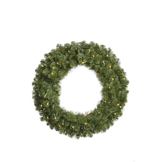 96" Warm White LED Grand Teton Wreath 3 96" Warm White LED Grand Teton Wreath