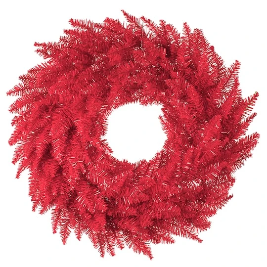 24" Unlit Red Fir Artificial Christmas Wreath 3 24" Unlit Red Fir Artificial Christmas Wreath