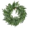 23" Unlit Green Stovall Cedar Pine Artificial Christmas Wreath 1 23" Unlit Green Stovall Cedar Pine Artificial Christmas Wreath -Northlight Shop D575314S 1