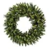 30" White Mini LED Lights Bangor Mixed Pine Artificial Christmas Wreath 2 30" White Mini LED Lights Bangor Mixed Pine Artificial Christmas Wreath -Northlight Shop D575403S 1