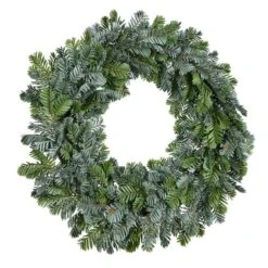 24" Green Medford Pine Christmas Wreath