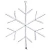18" Neon Style Lighted Snowflake Wall Accent