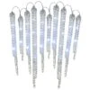 Crystal Icicles With LED Lights Decoration 2 Crystal Icicles With LED Lights Decoration -Northlight Shop D619772S 1