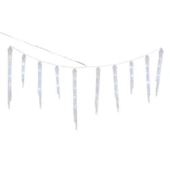 Crystal Icicles With LED Lights Decoration 14 Crystal Icicles With LED Lights Decoration -Northlight Shop D619772S 15