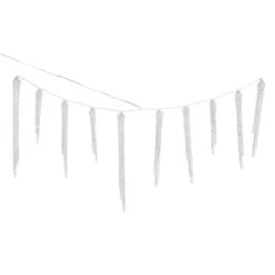 Crystal Icicles With LED Lights Decoration 15 Crystal Icicles With LED Lights Decoration -Northlight Shop D619772S 16