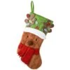 20" Be Merry Collection Novelty Teddy Bear Stocking 2 20" Be Merry Collection Novelty Teddy Bear Stocking -Northlight Shop D619807S 1