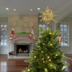 14.5" Falling Star Tree Top For Artificial Trees With Lights -Northlight Shop D619808S 12