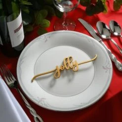 10" Christmas Place Setting Message Décor, 6ct. 14 10" Christmas Place Setting Message Décor, 6ct. -Northlight Shop D619828S 14