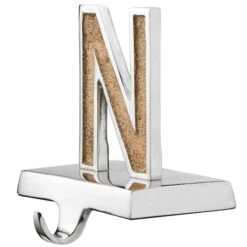 5" Gold Sparkle NOEL Stocking Holders, 4ct. 15 5" Gold Sparkle NOEL Stocking Holders, 4ct. -Northlight Shop D619829S 15