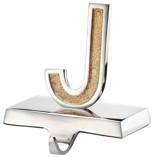 5" Gold Sparkle JOY Stocking Holders, 3ct. 6 5" Gold Sparkle JOY Stocking Holders, 3ct. - Image 4