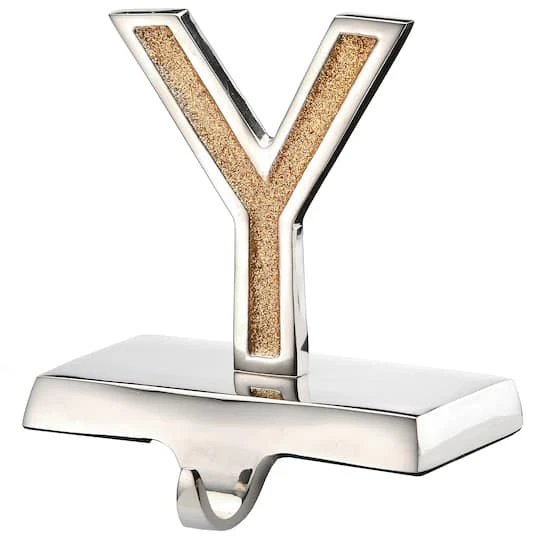 5" Gold Sparkle JOY Stocking Holders, 3ct. 8 5" Gold Sparkle JOY Stocking Holders, 3ct. - Image 6