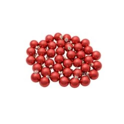 Whitehurst 40ct. 1.25" Glossy Glass Ball Ornaments Red Shiny -Northlight Shop D623183S 12