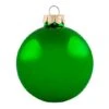 Whitehurst 4ct. 4.75" Glossy Glass Ball Ornaments Green Shiny -Northlight Shop D623187S 1