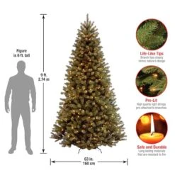 9ft. Pre-Lit PowerConnect™ North Valley Spruce Artificial Christmas Tree, Light Parade® LED Lights 14 9ft. Pre-Lit PowerConnect™ North Valley Spruce Artificial Christmas Tree, Light Parade® LED Lights -Northlight Shop D644988S 15