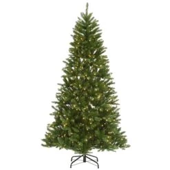 7.5ft. Pre-Lit Peyton Spruce Artificial Christmas Tree, Clear Lights