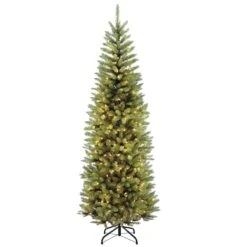 7.5ft. Pre-Lit PowerConnect™ Kingswood Fir Artificial Christmas Tree, Light Parade® LED Lights -Northlight Shop D645040S 1 1