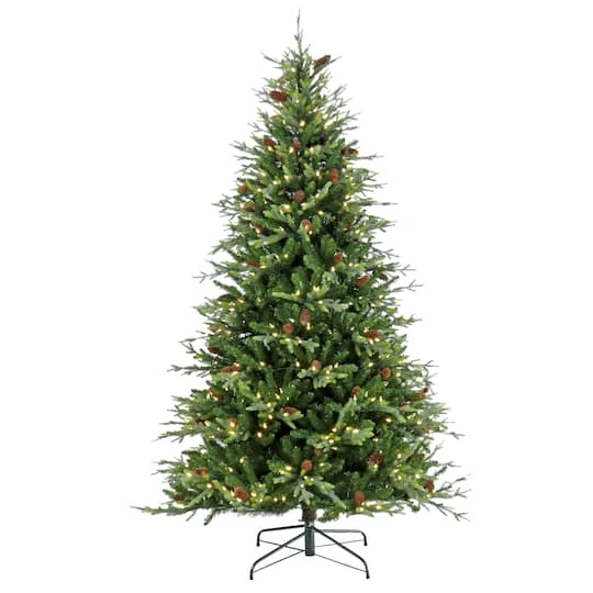 7.5ft. Pre-Lit Skykomish Pine Artificial Christmas Tree, Warm White LED Lights 4 7.5ft. Pre-Lit Skykomish Pine Artificial Christmas Tree, Warm White LED Lights - Image 2