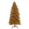 9ft. Pre-Lit True Gold Metallic Artificial Christmas Tree, White LED Lights 2 9ft. Pre-Lit True Gold Metallic Artificial Christmas Tree, White LED Lights -Northlight Shop D645072S 1