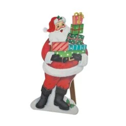 Glitzhome® 36'' Wooden Santa Gifts Porch Décor -Northlight Shop D652325S 8