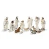 Glitzhome® Ivory Resin Nativity Figurine Set 1 Glitzhome® Ivory Resin Nativity Figurine Set -Northlight Shop D652339S 1