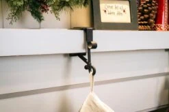 Brown Mantel Garland & Christmas Stocking Holder, 2ct. 28 Brown Mantel Garland & Christmas Stocking Holder, 2ct. -Northlight Shop D653587S 6