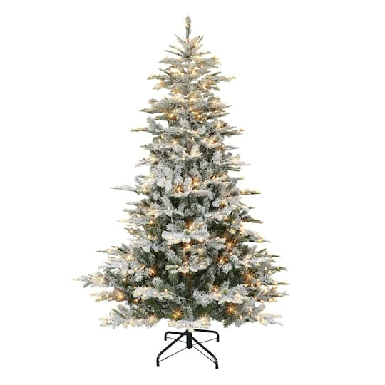7.5ft. Pre-Lit Aspen Fir Artificial Christmas Tree, Multicolor Lights 3 7.5ft. Pre-Lit Aspen Fir Artificial Christmas Tree, Multicolor Lights