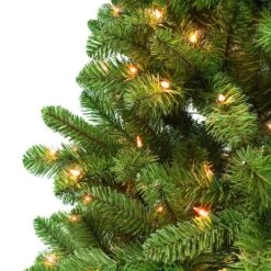 6ft. Pre-Lit Virginia Pine Artificial Christmas Tree, Clear Lights 9 6ft. Pre-Lit Virginia Pine Artificial Christmas Tree, Clear Lights -Northlight Shop D659621S 2