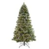 7ft. Pre-Lit Springfield Fir Artificial Christmas Tree, Clear LED Lights -Northlight Shop D659630S 1