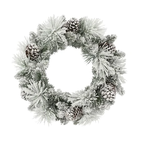 24" Berkshire Spruce Wreath 4 24" Berkshire Spruce Wreath - Image 2