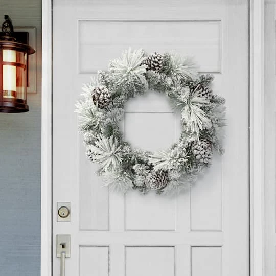 24" Berkshire Spruce Wreath 6 24" Berkshire Spruce Wreath - Image 4