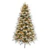7.5ft. Pre-Lit Halifax Fir Artificial Christmas Tree, Color-Select LED Lights -Northlight Shop D659642S 11
