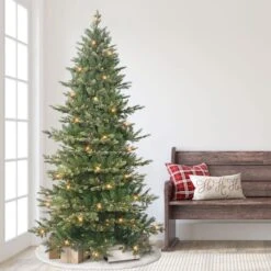 7.5ft. Pre-Lit Royal Majestic Douglas Fir Artificial Christmas Tree, Clear LED Lights 9 7.5ft. Pre-Lit Royal Majestic Douglas Fir Artificial Christmas Tree, Clear LED Lights -Northlight Shop D659661S 3