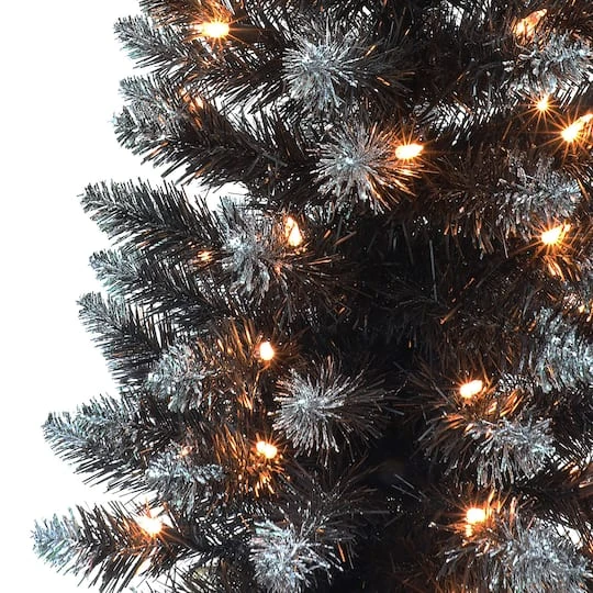 3ft. Pre-Lit Black Pine Artificial Christmas Tree, Clear Incandescent Lights 5 3ft. Pre-Lit Black Pine Artificial Christmas Tree, Clear Incandescent Lights - Image 3