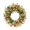 32" Pre-Lit Glittery Wreath 2 32" Pre-Lit Glittery Wreath -Northlight Shop D659699S 1