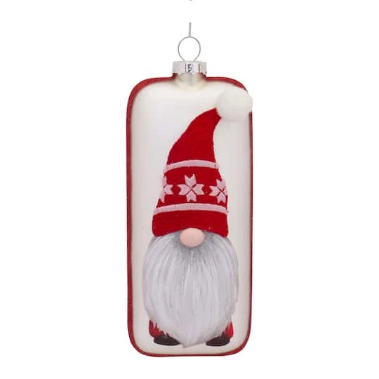Melrose 12ct. 6" Gnome Glass Ornaments 6 Melrose 12ct. 6" Gnome Glass Ornaments - Image 4
