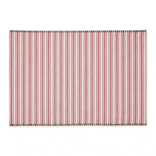 DII® Heritage Holiday Sprigs Reversible Embellished Placemats, 4ct. 6 DII® Heritage Holiday Sprigs Reversible Embellished Placemats, 4ct. - Image 4