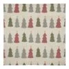 Cream Tree Pattern Cotton Twill Napkin 2 Cream Tree Pattern Cotton Twill Napkin -Northlight Shop D662424S 1