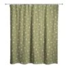 Green Twinkle Shower Curtain 2 Green Twinkle Shower Curtain -Northlight Shop D662545S 1