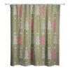 Green Tree Pattern Shower Curtain 1 Green Tree Pattern Shower Curtain -Northlight Shop D662554S 1