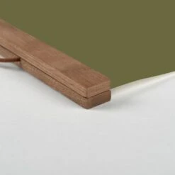 Green Tis The Season Hanging Canvas In Teak Frame 8 Green Tis The Season Hanging Canvas In Teak Frame -Northlight Shop D662564S 2