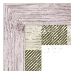 Green Buffalo Check Holiday Phrases Print In Western White Frame 9 Green Buffalo Check Holiday Phrases Print In Western White Frame -Northlight Shop D662569S 3